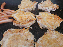 建築現場バーベキュー⑬